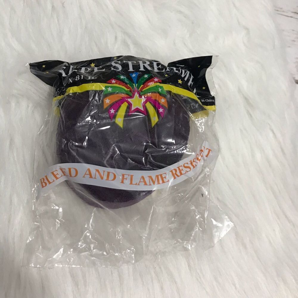 Darice Crepe Streamer Violet Dark Purple